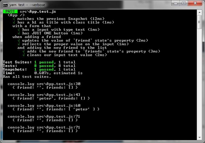 Unit Test: Behavior testing